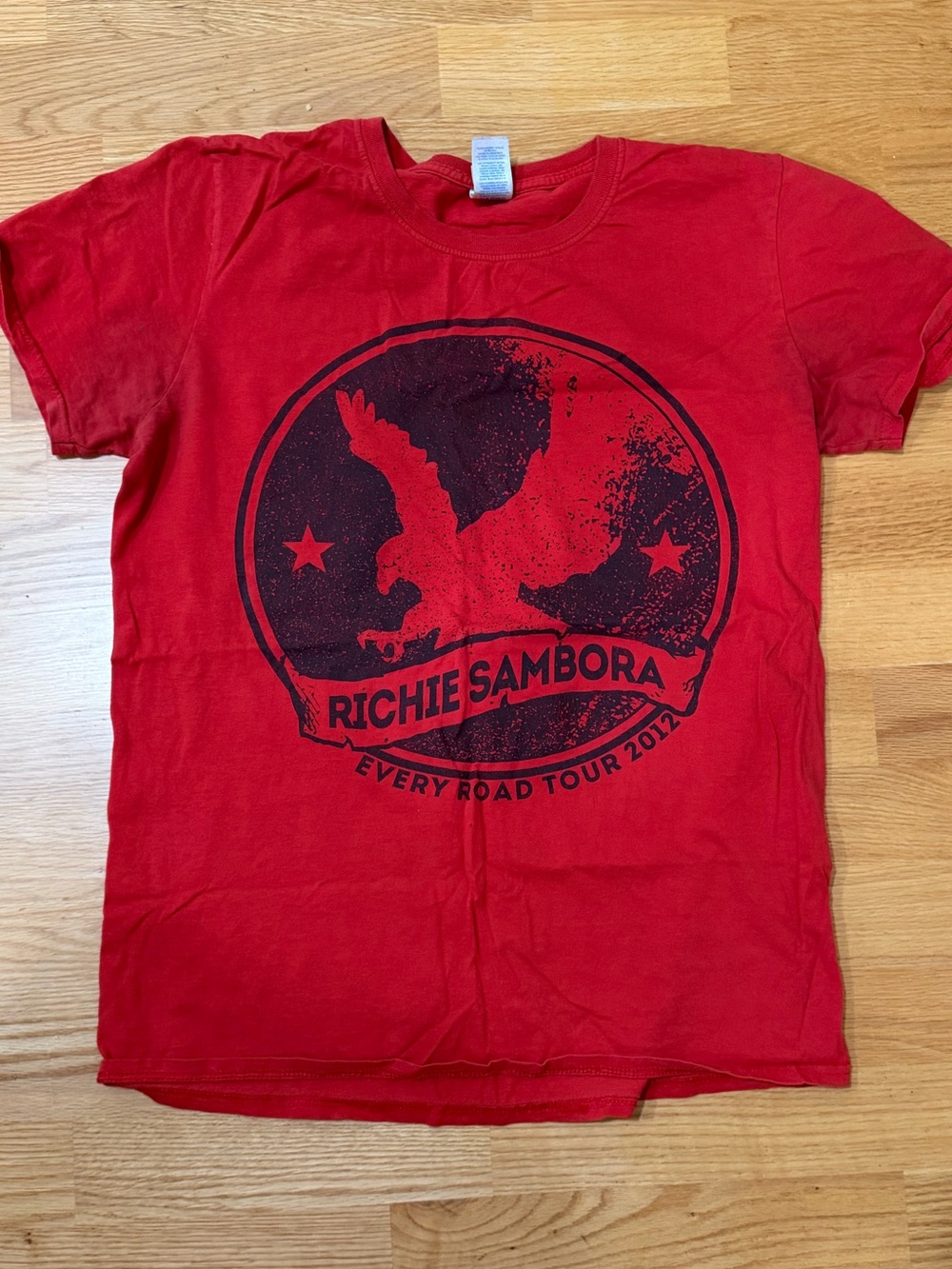 Richie Sambora Red Graphic Tour T-Shirt